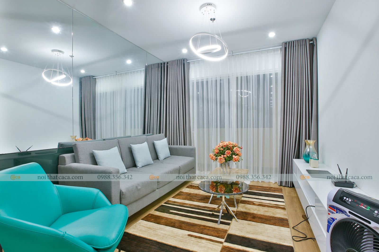 Đồ đạc nội thất hiện đại cho căn hộ chung cư